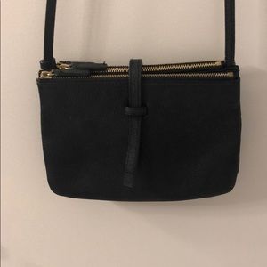 Annabel Ingall pebbled leather JoJo crossbody bag.